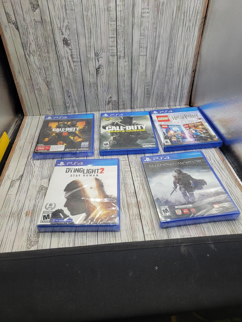PS4 - Lot Of 5 Games. 3 Are New And Never Opened.